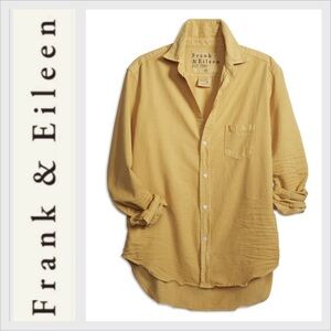 Frank & Eileen Famous Denim Vintage Gold Mustard Yellow “Eileen” XS